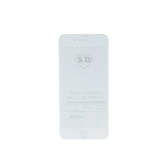 Film de sticlă frontală 5D curbat alb pentru Huawei Mate 10