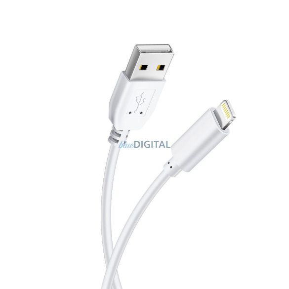 Cablu de date iPhone 8pin, 1,2 m, alb, Bluestar