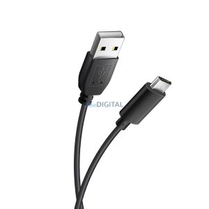 Cablu de date micro USB, negru, 1,2 m, Bluestar