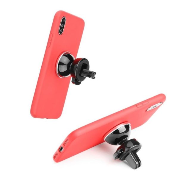 Husa silicon magnetica Forcell Magnet Huawei Y9 2019 rosie