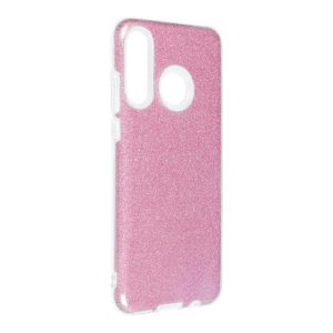Husa din silicon Huawei P30 Lite, sclipici, husa spate, roz