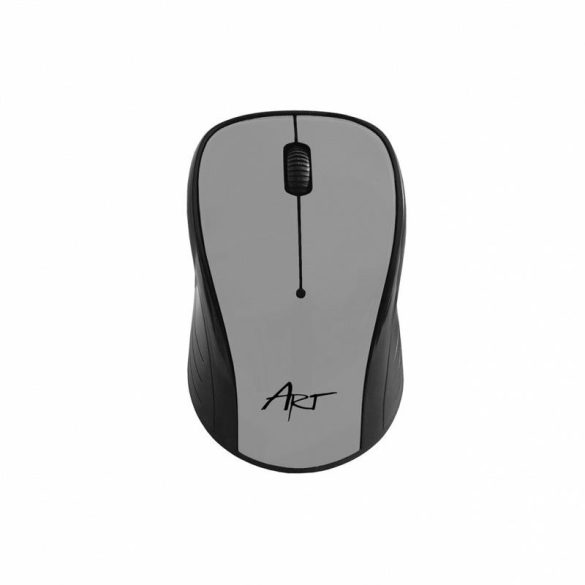 Mouse fără fir negru și argintiu fără fir ART AM-92