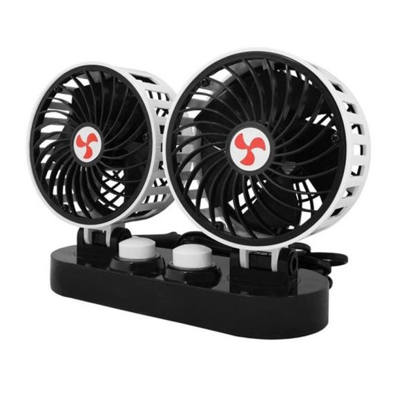 Ventilator auto montat pe bord, negru, LTC