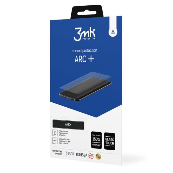 3MK Samsung G988 Galaxy S20 Ultra 5G ARC+ Folie protecție ecran curbat 0.17mm