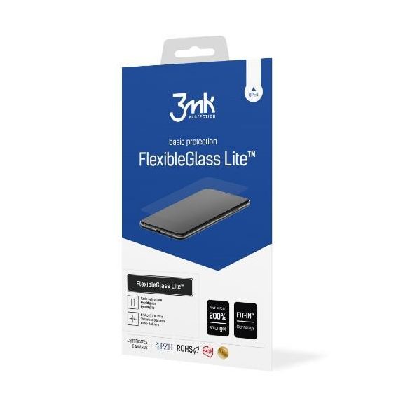 Film Samsung Galaxy Z Flip 3 5G, sticlă hibridă, 0,16 mm subțire, FlexibleGlass Lite, SM-F711, 3MK