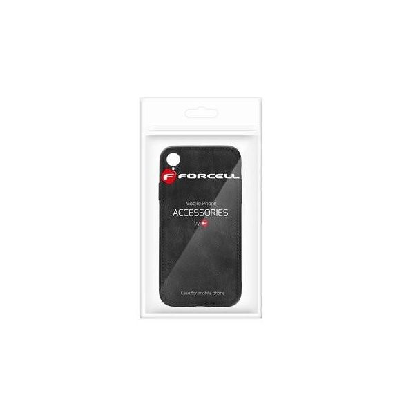 Husă din silicon Forcell Denim Huawei Y7 2019 neagră