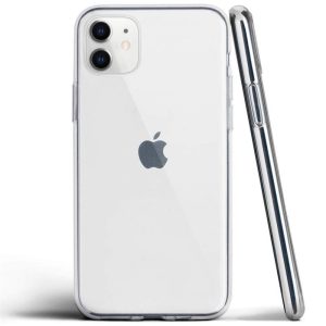 Carcasă ultra-subțire din silicon transparent pentru iPhone 11 (6,1"), de 0,3 mm