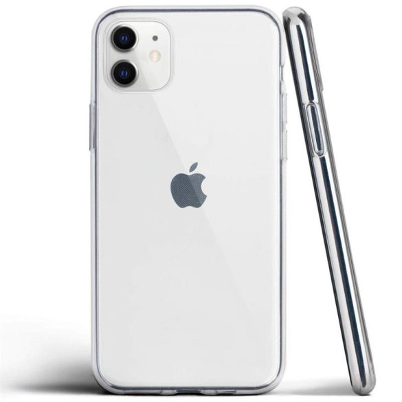 Carcasă ultra-subțire din silicon transparent pentru iPhone 11 (6,1"), de 0,3 mm
