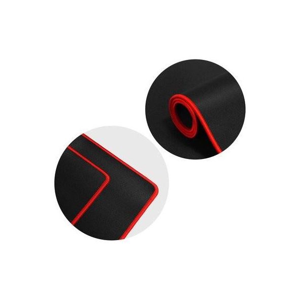 Mouse pad 300x240x3mm negru-rosu