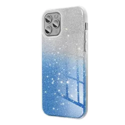   HUSĂ! - Husă din silicon Samsung Galaxy S20 4G / 5G, sclipici, capac din spate, albastru-argintiu, SM-G980, SM-G981, strălucitor