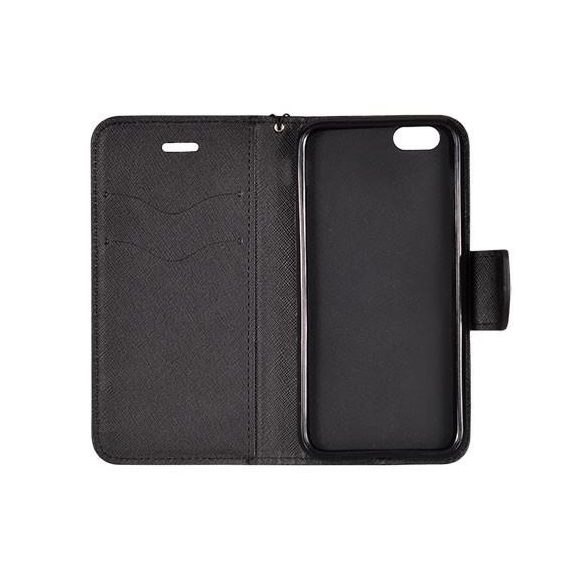 Husa telefon Samsung Galaxy A71, husa carte, husa cu deschidere laterala, inchidere magnetica, neagra, SM-A715, Fancy