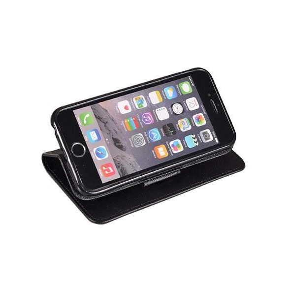 Husa telefon Samsung Galaxy A71, husa carte, husa cu deschidere laterala, inchidere magnetica, neagra, SM-A715, Fancy