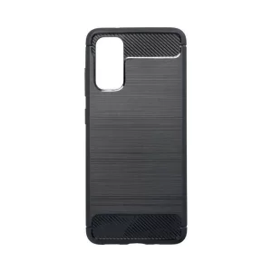 HUSĂ! - Husă din silicon Samsung Galaxy S20 Plus 4G/5G, neagră, SM-G985, SM-G986, fibră de carbon