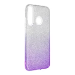   HUSĂ! - Husa din silicon Huawei P40 Lite E / Y7P, sclipici, husa din spate, violet-argintiu, stralucitoare