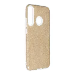   HUSĂ! - Husa din silicon Huawei P40 Lite E / Y7P, sclipici, capac spate, auriu, Strălucitor
