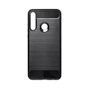 HUSĂ! - Husa din silicon Huawei Y6P, neagra, fibra de carbon