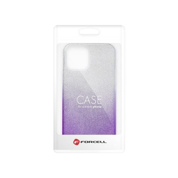 Husă din silicon Huawei Y5P, strălucitoare, capac din spate, violet-argintiu, Strălucitor