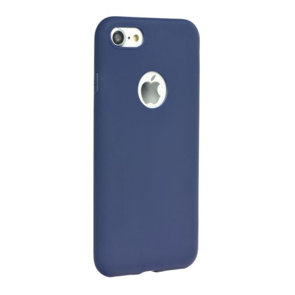 Husa din silicon Huawei Y6P, mata, albastra, Forcell Soft
