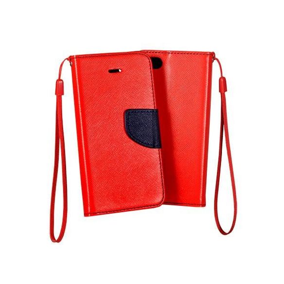 Husă pentru telefon Xiaomi Redmi Note 9, husă carte, carcasă cu deschidere laterală, închidere magnetică, roșu-albastru închis, Fantezie