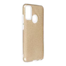   HUSĂ! - Husa din silicon Huawei P Smart 2020, sclipici, capac spate, auriu, Strălucitor
