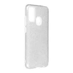   HUSĂ! - Husa din silicon Huawei P Smart 2020, sclipici, husa din spate, argintie, Strălucitoare