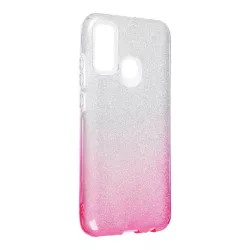   HUSĂ! - Husa din silicon Huawei P Smart 2020, sclipici, husa din spate, roz-argintiu, Strălucitor