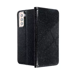   HUSĂ! - Carcasa magnetica cu sclipici neagra pentru iPhone 12 Mini (5,4")