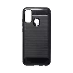   HUSĂ! - Huawei P Smart 2021Husădin silicon, negru, fibră de carbon