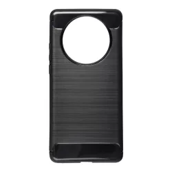   HUSĂ! - Husa din silicon Huawei Mate 40 Pro, neagra, fibra de carbon