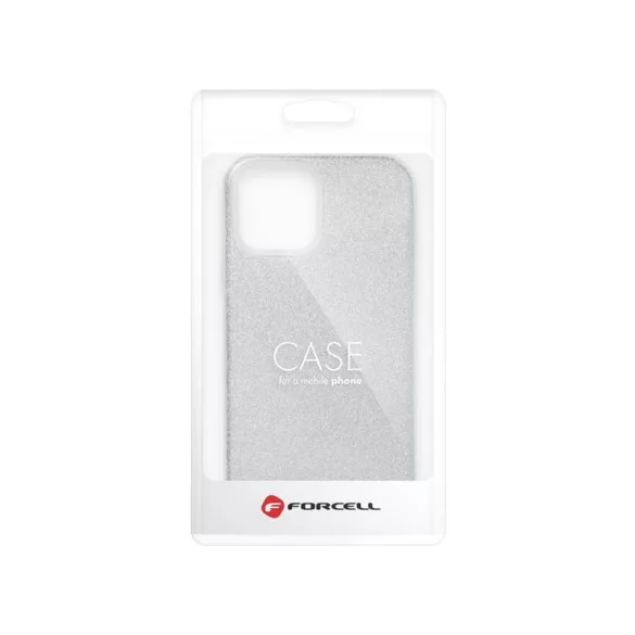 HUSĂ! - Husă din silicon pentru Samsung Galaxy S21 Plus, sclipici, husă din spate, argintie, SM-G996, strălucitoare
