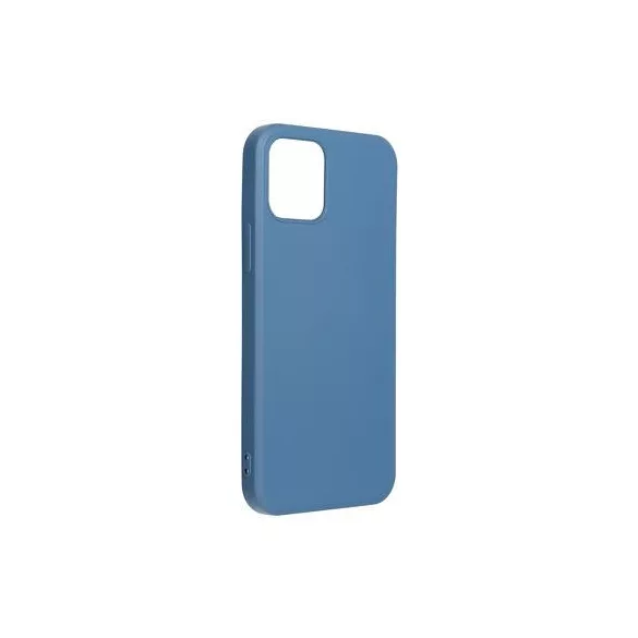 HUSĂ! - Husa din silicon pentru Samsung Galaxy S21 Plus, mata, interior din piele intoarsa, albastra, SM-G996, silicon Forcell