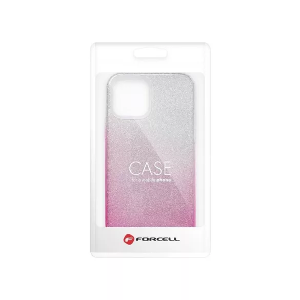 HUSĂ! - Husă din silicon pentru Samsung Galaxy S21 Plus, sclipici, husă din spate, roz-argintiu, SM-G996, strălucitoare