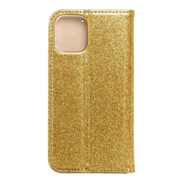 HUSĂ! - Carcasa magnetica Samsung G996 Galaxy S21 Plus 5G cu sclipici auriu