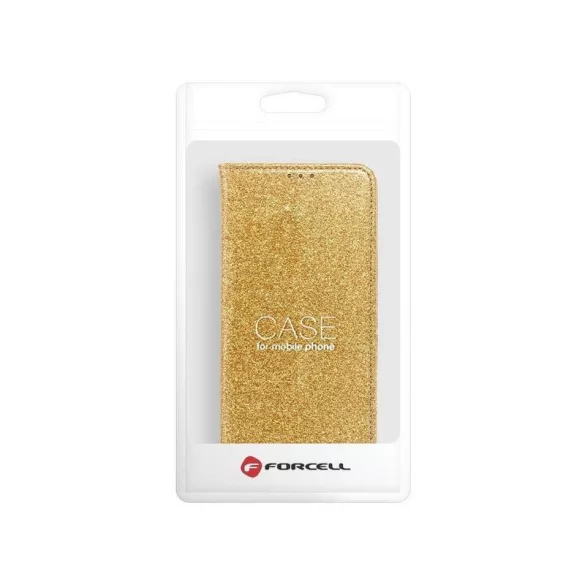 HUSĂ! - Carcasa magnetica Samsung G996 Galaxy S21 Plus 5G cu sclipici auriu