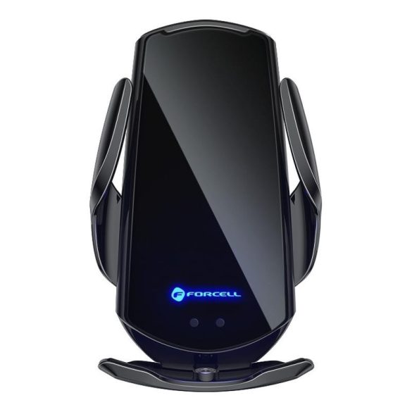 Suport auto universal / cu încărcare wireless (Wireless), închidere automată, 15W, rotativ 360°, negru, Forcell HS1