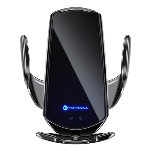 Suport auto universal / cu încărcare wireless (Wireless), închidere automată, 15W, rotativ 360°, negru, Forcell HS1