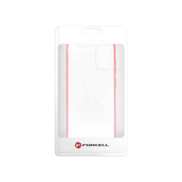 HUSĂ! - Husă față + spate Samsung Galaxy S21, PC + TPU, 360°, cu cadru roșu, SM-G991, Forcell