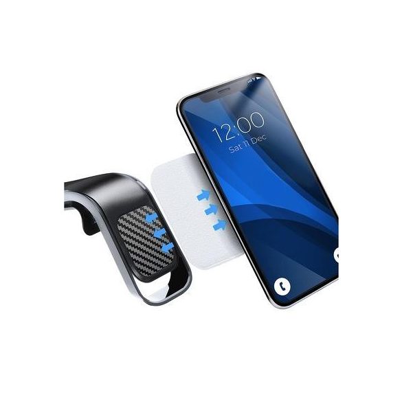Tabla metalica cu capac din piele argintie pentru suport magnetic