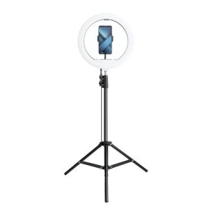 Stand selfie LED cu lumină neagră cu telecomandă 13"