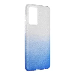   HUSĂ! - Husă din silicon Samsung Galaxy A72 4G / 5G, sclipici, husă din spate, albastru-argintiu, SM-A725, SM-A726, strălucitor