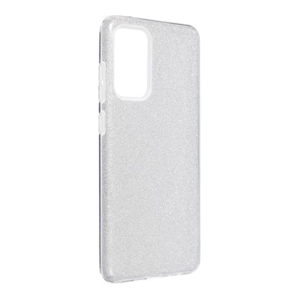 Samsung Galaxy A72 4G/5G silicon husă, sclipici, Husă spate, argint, SM-A725, SM-A726, Shining