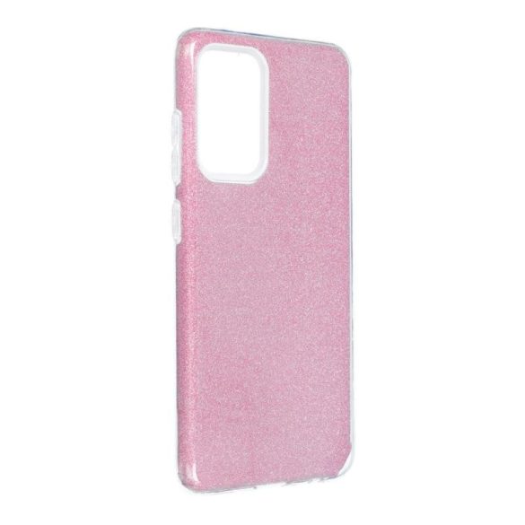 Husa din silicon Samsung Galaxy A52 4G / A52 5G / A52S, sclipici, husa spate, SM-A525, roz