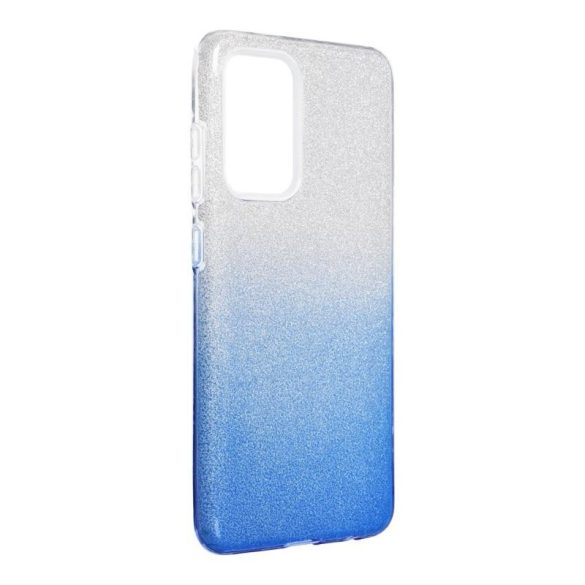 Husă din silicon Samsung Galaxy A52 4G / A52 5G / A52S, sclipici, husă spate, SM-A525, albastru-argintiu