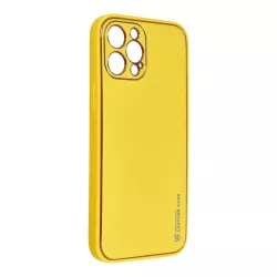   HUSĂ! - Husă din piele artificială Forcell pentru iPhone 11 Pro (5,8"), galbenă