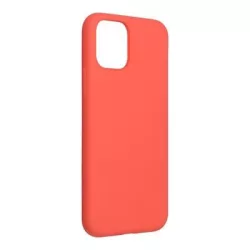   HUSĂ! - Husa din silicon Xiaomi Mi 11, carcasa spate, roz coral, mat, interior din piele intoarsa, Forcell Silicone Lite