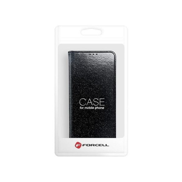 Xiaomi Redmi Note 10 / 10S negru glitter carte magnetică husă