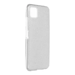   HUSĂ! - Husă din silicon Samsung Galaxy A22 4G, sclipici, husă din spate, argintie, SM-A225, strălucitoare