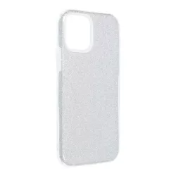   HUSĂ! - Husă din silicon pentru iPhone 13 Pro (6,1"), cu sclipici, husă din spate, argintie, strălucitoare