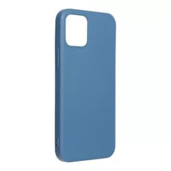   HUSĂ! - Husa din silicon pentru iPhone 13 Mini (5,4"), mata, interior din piele intoarsa, albastra, silicon Forcell