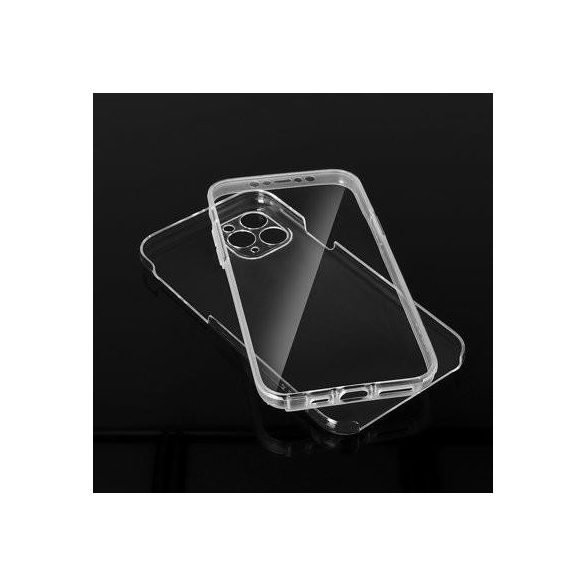 Samsung A037 Galaxy A03s transparent față + spate PC + TPU husă 360